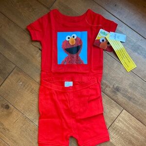 NEW short sleeve, babyGap, Elmo pajamas 2T